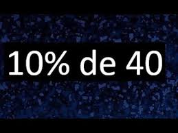 Me dedico a hacer cambiar la relación con el dinero que tiene gente como tú, para que a fin de mes tengas aún dinero. Hallar El 10 De 40 Cual Es El 10 De 40 Calculo De Porcentaje De Un Numero Youtube