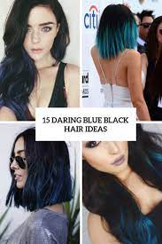 #grunge #grunge aesthetic #grunge fashion #hair #layered hair #night life #moon and stars #strength #hope #peace. 15 Daring Blue Black Hair Ideas Styleoholic