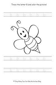 free letter b worksheets for preschool kindergarten kids activities blog