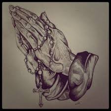 This was the first tattoo that deontay got inked on his body just at the age of 20. Praying Hands With Rosary Drawing Google Search Drawings Praying Hands Rosary Drawing