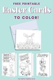 It's never been easier to wish loved ones a happy birthday thanks to our printable birthday cards! Free Printable Easter Cards To Color Fun Easter Activities For Kids