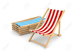 Chaise Longue Plage Isole Sur Blanc Banque D Images Et Photos Libres De Droits Image 37072526
