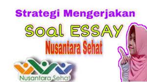 We did not find results for: Strategi Mengerjakan Soal Essay Nusantara Sehat Youtube