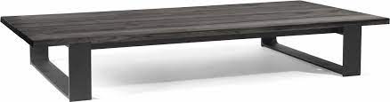 Barcalounger outdoor living captiva isle 45 aluminum and wicker coffee table by pacific casual. Outdoor Coffee Table Prato Lava Teak Nero 180 Manutti