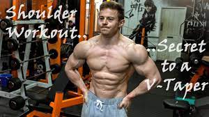 Exercises and workouts organized according to muscle groups (split) 50/50 ratio between compound and isolation lifts. How To Get An Aesthetic V Taper 60 Minute Shoulder Workout 3 Weeks Out Youtube
