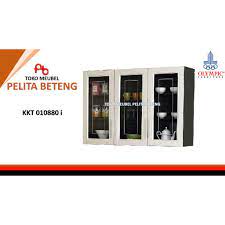 Kitchen set 2 pintu atas minimalis mutiara olympic rp. Rak Dapur Kitchen Set Atas Kaca 3 Pintu Mutiara Olympic Kkt 010880i Jogja Shopee Indonesia