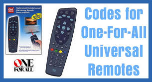 Note that you can also use these directions to program an rca universal remote to a dvd player without codes. One For All Universal Remote Codes Codes For Universal Remotes