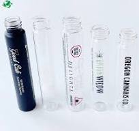 110mm 120mm Hot Sale Childproof Preroll Glass Tube with Logo for Packaging