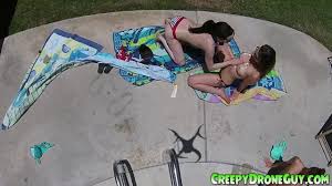 Girls having Sex and Filmed by a Pervs Drone - Pornhub.com