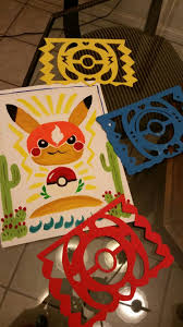 Pikachu Como Luchador Y Papel Picado De Pokeballs Party Time Papel Picado Pokemon