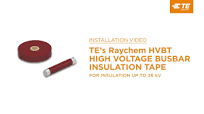 TE's Raychem High Voltage Busbar Tapes: Protection Against Induced  Flashovers