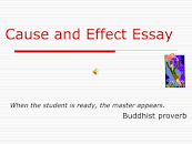 Image result for cause and effect essay writing ppt