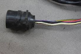 The ignition switch sends a signal to the solenoid when you turn your key allowing it to open; Johnson Evinrude 0383328 33hp 40hp Wiring Harness Outboard Black Plug Nla Marine