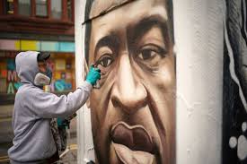George Floyd murals are popping up all over the world
