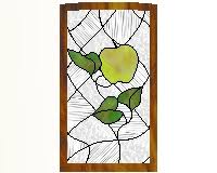 stained glass kitchen cabinet patterns
