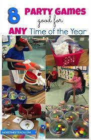 8 Party Games Good For Any Time Of The Year Classroom Party Games Fun Party Games School Party Games