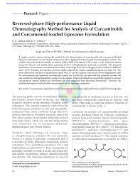 Maybe you would like to learn more about one of these? Pdf Reversed Phase High Performance Liquid Chromatography Method For Analysis Of Curcuminoids And Curcuminoid Loaded Liposome Formulation