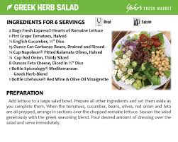 Greek Herb Salad Herb Salad Salad Greek Seasoning