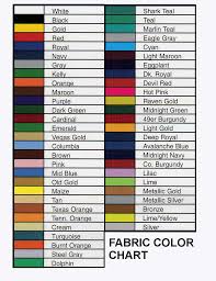 Color Fabric Guide With Names Google Search Color Names Chart Fabric Color Paint Color Chart