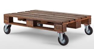 Painted in pastel coastal decor colors. Legion Pallet Coffee Table Can Double As A Cart
