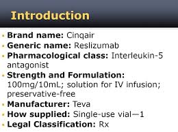 New Drug Product Cinqair Mpr