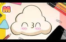 COMO DIBUJAR UNA NUBE KAWAII 💖 Dibujos kawaii fáciles ...