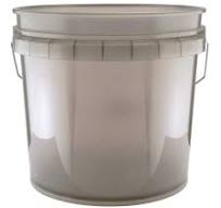 Leaktite 3.5 Gallon Translucent Gray Paint Bucket 003GHTGY