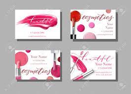 Business card payments bank of america business card po. Makeup Artist Business Card Vector Template With Makeup Items Pattern Lipstick Fashion And Beauty Background Template Vector Royalty Free Cliparts Vectors And Stock Illustration Image 73947792