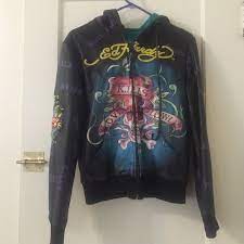 Ed Hardy Leather Jacket Jackets Leather Jacket Clothes Design