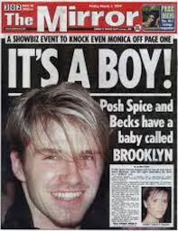 David Beckham named his daughter after his Manchester United number. George  was WAY ahead of this.