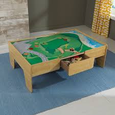 Amazon Com Kidkraft Wooden Play Table Train Table Toys Games Wooden Train Table Kids Play Table Kids Activity Table