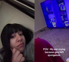 #duet with @Aloni Zhane #fyp He’ll be back soon #garycomehome #spongebob  #viral #kidsoftiktok