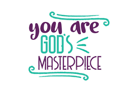 In ephesians 2:10, the greek word poeima translates as workmanship in the king james version (kjv) of the bible. You Are God S Masterpiece Quote Svg Cut Graphic By Thelucky Creative Fabrica