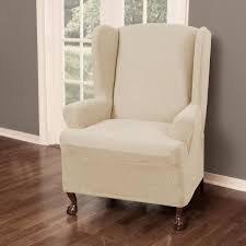 Change up your home decor with slipcovers for your chairs. Stretch Wing Chair Slipcover Armchair Slipcovers Solid Color Sofa Covers 1 Piece Polyester Fabric Wing Back Armchair Chair Slipcovers Home Decor Home Gellyplast Com