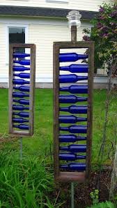 Wine Bottle Sculptures Bottle Garden Glass Garden Easy Garden