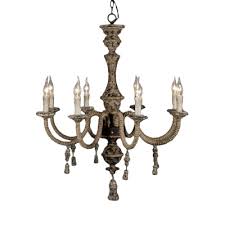 Distressed Pendant Lighting 8 Lights Solid Wood Rustic Chandelier Lighting For Dining Room Beautifulhalo Com