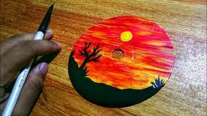 Loraine loves arts and crafts and used to volunteer at an elementary art class. How To Paint On A Cd Step By Step Tutorial Youtube