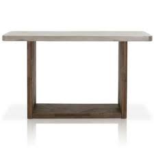 Foundry Select Belmonte Concrete Top Console Table Wayfair Console Table Minimalism Interior Table