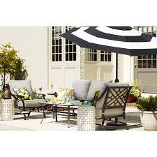 Style Selections Elliot Creek Set Of 2 New Slate Metal Conversation Chair S With Gray Olefin Cushioned Seat Lowes Com Conversation Set Patio Outdoor Furniture Sets Gray Patio Furniture