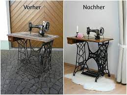 Alte singer nähmaschine mit tisch. Wunsche Euch Einen Sonnigen Guten Morgen Endlich Gibts Mal Wieder Ein Neues Kreativ Werk Von Mir Mehr Da Alte Nahmaschinen Terrassentisch Nahmaschinentisch