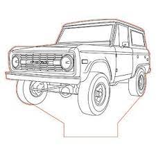 Some of the coloring page names are ford f150 crew cab long bed 1973 1979 classic silhouette, pin by al harris on 58 f100 ford trucks ford pickup, ford bronco f150 f250 1979 custom outdoor vinyl decal, complete history of the ford f series pickup street, old ford monster truck 44 coloring, 4 x 4 clipart 22 cliparts images on, 1979. Ford Bronco 3d Illusion Lamp Plan Vector File For Laser And Cnc 3bee Studio Monster Truck Coloring Pages Ford Bronco 3d Illusions