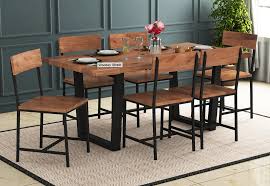 Featured sales new arrivals clearance kitchen advice. Buy Live Edge 6 Seater Dining Set Online In India Wooden Street