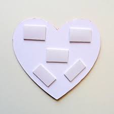 Anleitung/klebevorlage, din a4, zwiebelformen von ideen mit herz. Diy Karte Mit Papier Herz Zum Valentinstag Patrizia Kramer Design