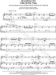 Te11991 by zachary leek music inojhfrede geak mmic lne,/akno tarae core/b. Bryan Adams Everything I Do I Do It For You Sheet Music In Db Major Transposable Download Print Sheet Music Family Music Music Love