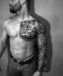 Tribal Tattoo Ideas For Shoulder And Chest Tattoos For Women Tribal Tattoos For Men Best Sleeve Tattoos Tribal Tattoos