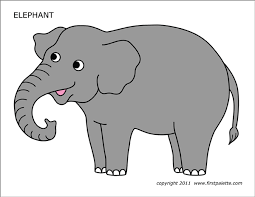 Please print and download your favorite drawings for free! Elephant Free Printable Templates Coloring Pages Firstpalette Com