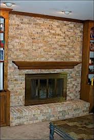 Image By Lina Trivedi On Stained Brick From Red Brick Fireplace Exterior Fireplace Stained Brick
