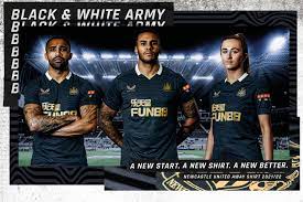 Newcastle united's current kit manufacturers are castore, in a deal that started in 2021. Newcastle United Reveal New Away Kit For 2021 22 Season Aruba News
