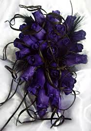 Lavender, purple, and black bridal bouquets. Vixenwulf On Twitter Purple Wedding Bouquets Rose Wedding Bouquet Black Bouquet
