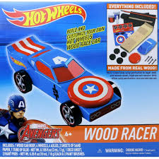 Street hawk marvelous hot wheels hot wheels: Set De Juego Hot Wheels Wood Racer Capitan America Simaro Co